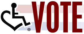 Disabled Voting Rights Logo from 3ELove.com