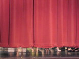 red curtain