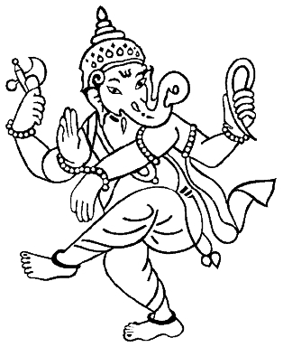 ganesha coloring pages