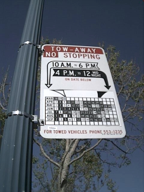 road sign